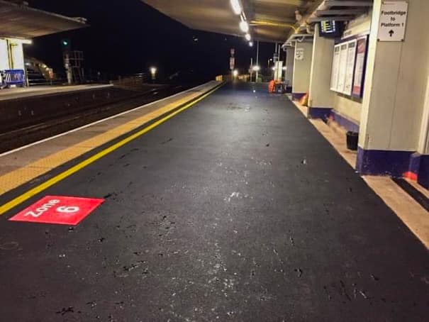 Dawlish Train Station, Bam Nuttall, January 22